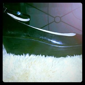 Kate Spade patent leather platform Mary Janes
