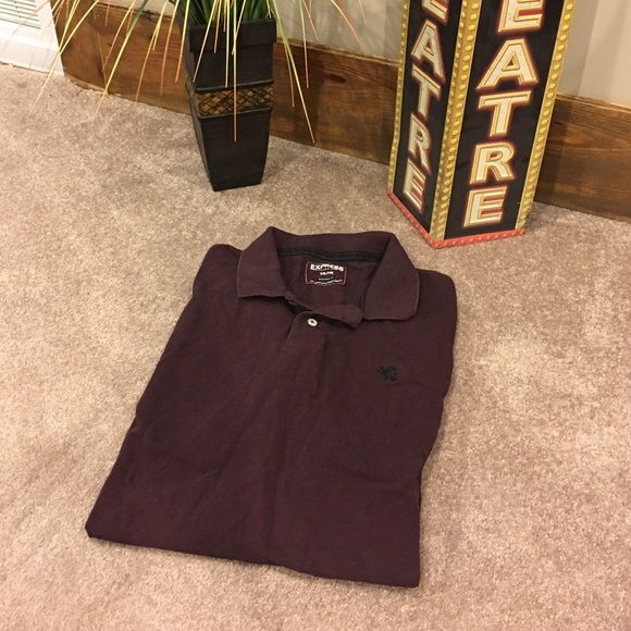 NWOT! Maroon Express Polo Shirt