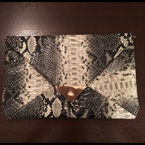 Snakeskin Clutch