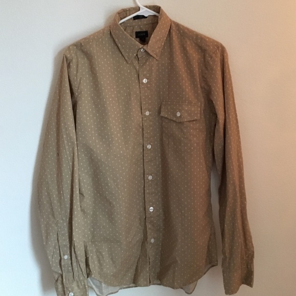 Jcrew Men's Lightweight Long Sleeve Button Down