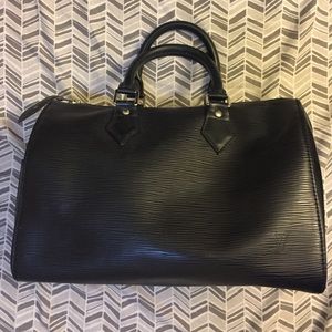 AUTHENTIC Speedy 25! Black epi