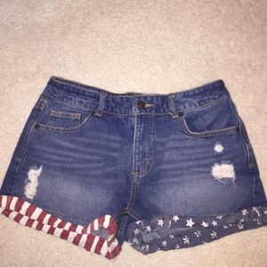 american flag shorts