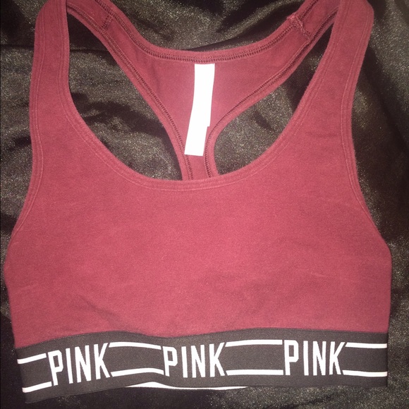 Racerback sports bra maroon ❤️