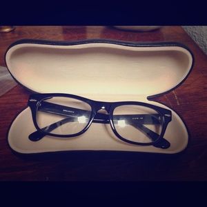Non prescription black frame glasses