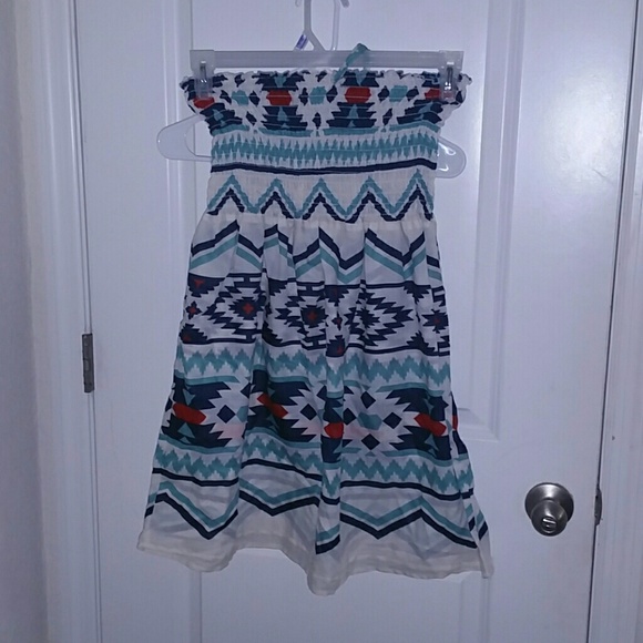 Strapless Beach cover-up