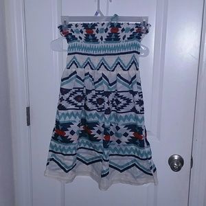 Strapless Beach cover-up