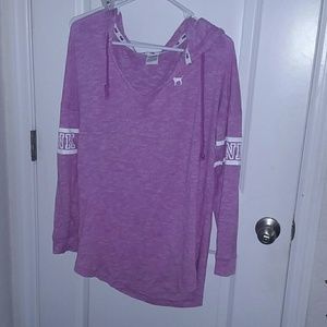 Purple victoria secrets hoodie