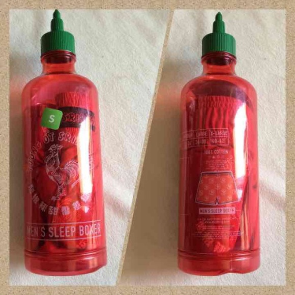 4/$25 🛍 Sriracha boxers in a bottle! - Picture 2 of 5