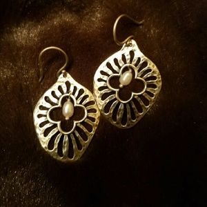 Silpada Sterling Silver and Pearl Earrings