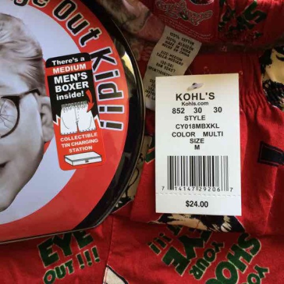 A Christmas Story Boxers Shorts in a tin - Picture 3 of 4
