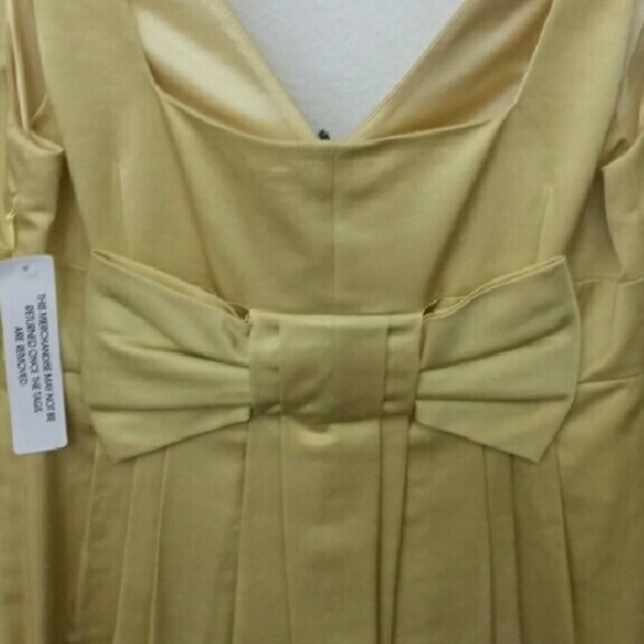 NWT Red Valentino V Neck Bow Back Dress - Picture 2 of 4
