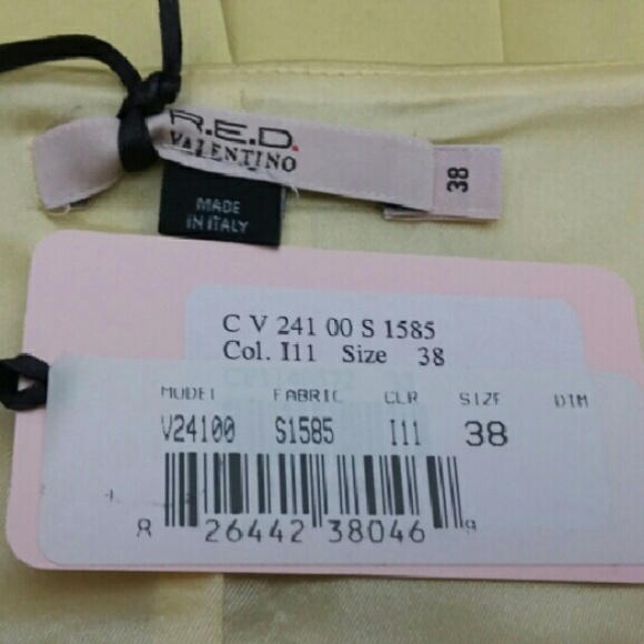 NWT Red Valentino V Neck Bow Back Dress - Picture 3 of 4