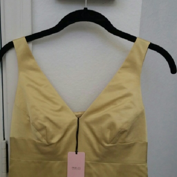 NWT Red Valentino V Neck Bow Back Dress - Picture 4 of 4