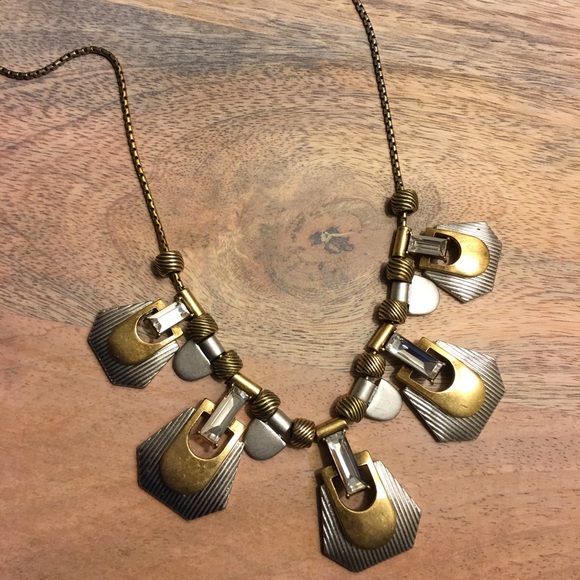 JCrew Gold and Silver Necklace