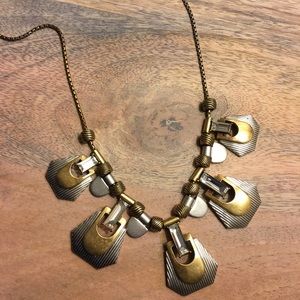 JCrew Gold and Silver Necklace