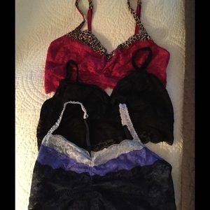 VS Pink set of bralettes