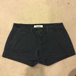 Abercrombie navy blue shorts