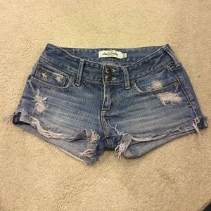 Abercrombie jean shorts