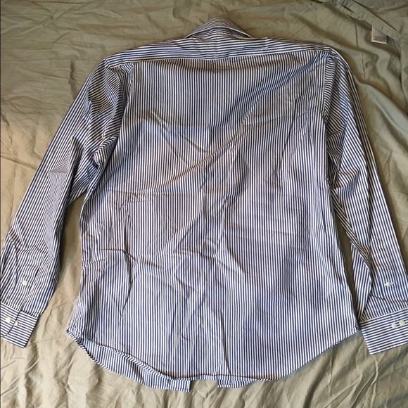 Ralph Lauren men's striped blue shirt - Picture 3 of 3