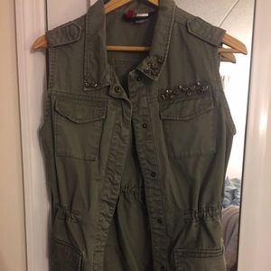 H&M Olive green vest