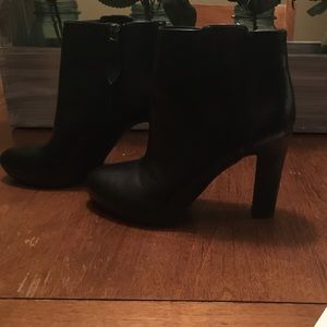 Franco Sarto Black Ankle Boots