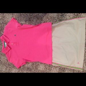 Lilly Pulitzer golf outfit