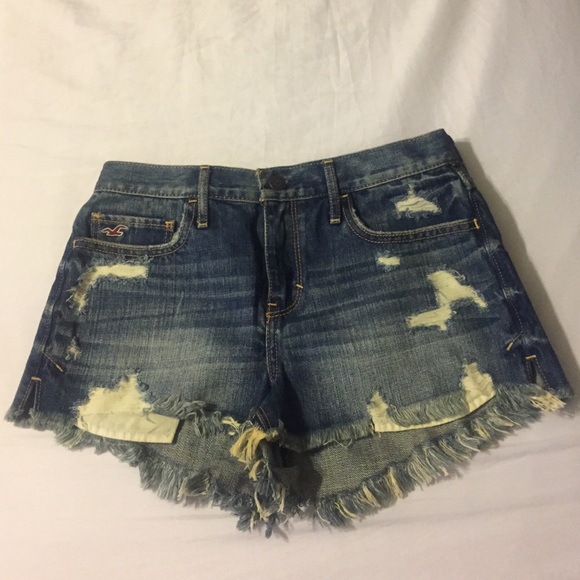 Brand new high rise indigo shorts
