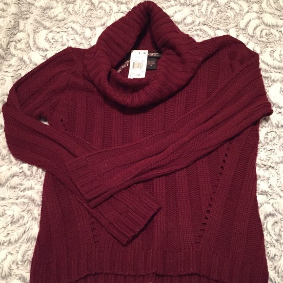NWT Wine Knit Sweater - Picture 2 of 4