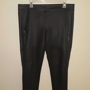 Black leather pants