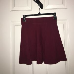 Maroon skater skirt