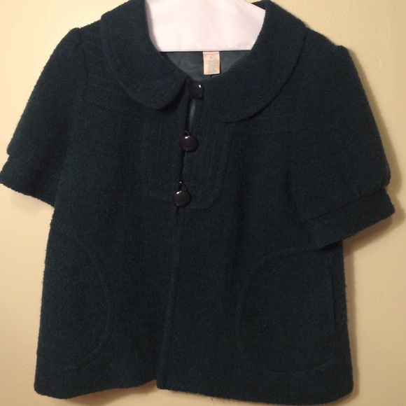 Aqua wool blend "jacket"