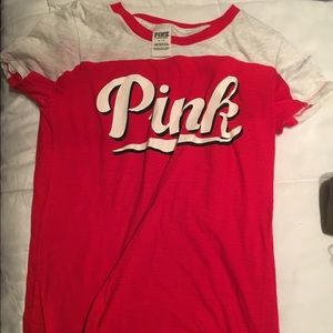Small red Victoria Secret Pink shirt