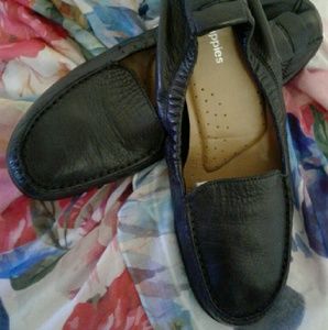 Black Comfy Hush Puppies Flats