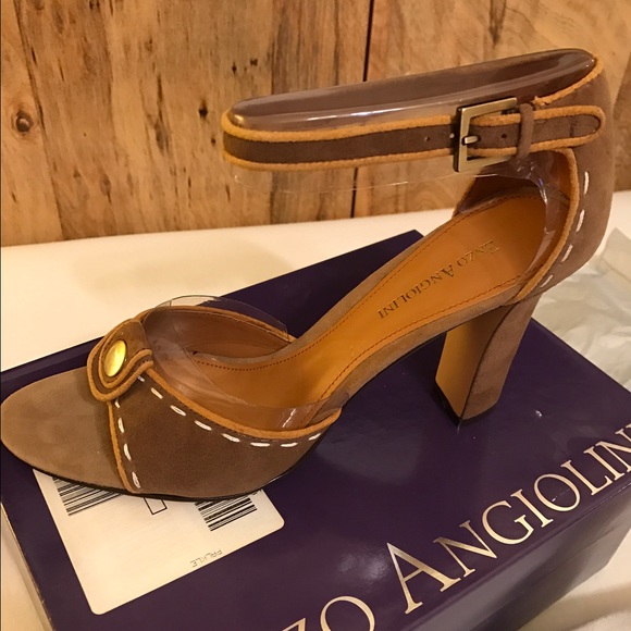 Enzo Angiolini suede Eaakley heels