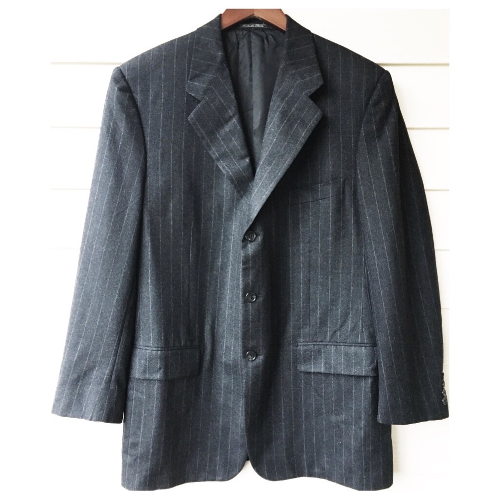 CORNELIANI Made In Italy Blazer Charcoal Gray