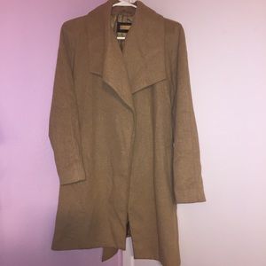 Mango Tan Wool Coat