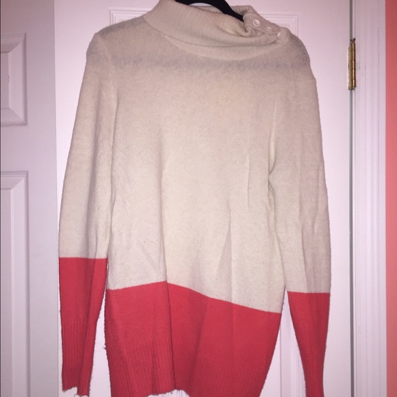 Oversized turtleneck sweater