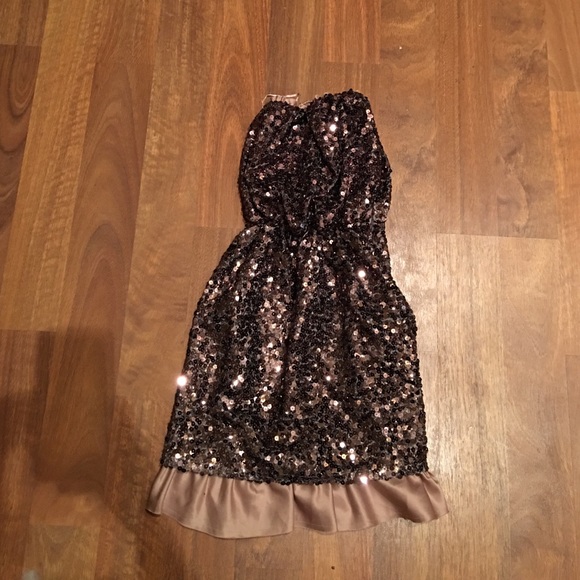 DKNY jeans petite P dress sequins - Picture 1 of 4