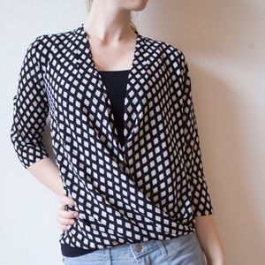 NWOT Classy Wrap Blouse