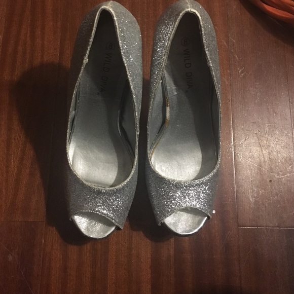 Silver heels