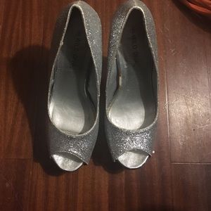 Silver heels