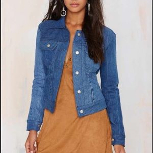 Denim patchwork jacket