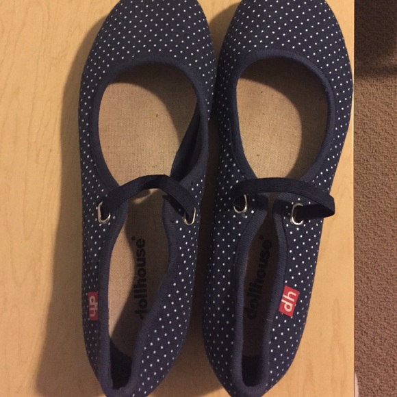 Polka dot Doll house shoes