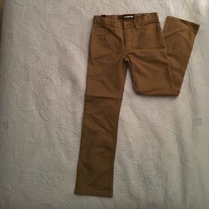 BOYS: Khaki skinny jeans NEVER WORN