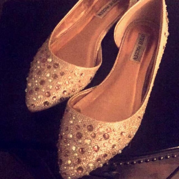 Steve Madden Rhinestone Flats