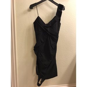 Nicole Miller Black Cocktail Dress