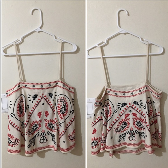 Free People Ivory Cotton Tube Top #160-10 - Picture 4 of 4