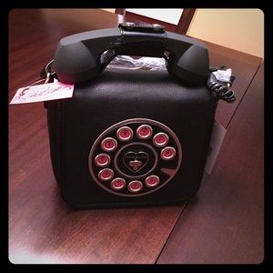 Betsey Johnson Crossbody Telephone Purse