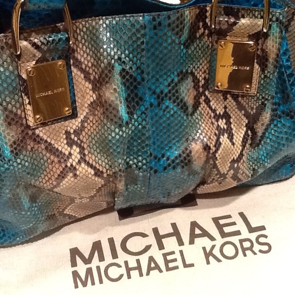 Michael Kors Python Snakeskin Purse - Picture 2 of 4