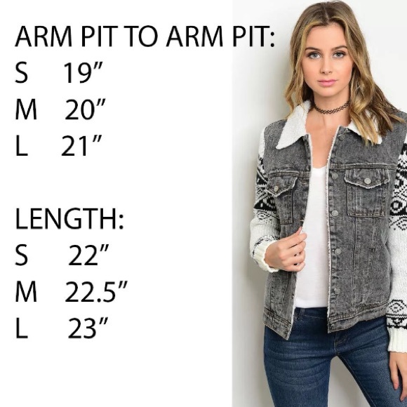 Denim Sherpa motor jacket - Picture 2 of 2
